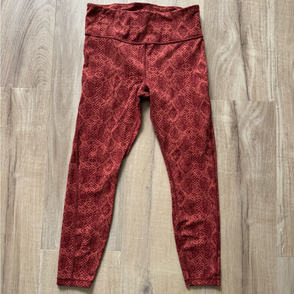 Athleta Burnt Orange 7/8 Ultimate Leggings
